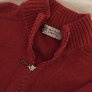 Brunello Cucinelli Half Zip Up